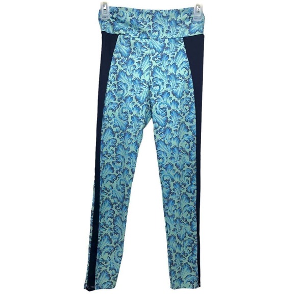 Daily Practice by Anthropologie Jackie Leggings High Rise Blue Moffit Small - Picture 5 of 10